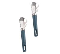 HIAKDOFT 2pcs Multi-Function Anti-Scald Bowl Clips Sky-Blue Rust-Resistant Stainless Steel Plate Clamps for Hot Dishes Ergonomic Kitchen Tool for Family Restaurant Hotel Use
