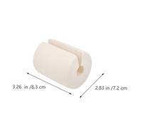 HIAKDOFT 2Pcs Nbr Door Stopper Safety Holder Anti-Noise Door Latch for Household Use Beige Flexible Accessory to Protect Walls and Silence Impact