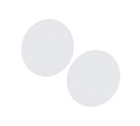 HIAKDOFT 2pcs Oval Cotton Canvas Sheets Smooth Paint Surface Lightweight DIY Painting Boards for Oil Watercolor Art Projects Artists Students