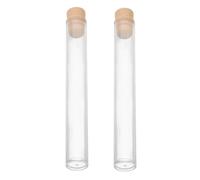 HIAKDOFT 2pcs Pet Hair Keepsake Jars with Protective Seal Clear Transparent Cat Whiskers Collector Bottles for Dog Hair Memorial Storage Display Vials for Cherishing Beloved Pets