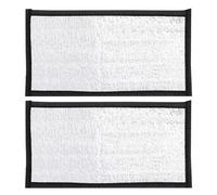 HIAKDOFT 2pcs Pet Heating Mat under Tank Insulation Film 68x30cm Reptile Heat Pad Terrarium Heater Mat for Turtles Snakes Lizards and Rabbits