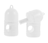 HIAKDOFT 2Pcs Plastic Bird Water Feeder Capacity Household Pigeon Water Dispenser for Pets and Quails Decorative and Practical Bird Supply for Home and Pet Shops