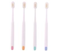 HIAKDOFT 2pcs Postpartum Toothbrushes Ergonomic Handle Ultra-fine Soft Bristles for Oral Cleaning Anti- Grip Random Color for Mothers and Postpartum Care