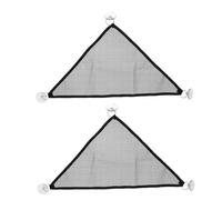 HIAKDOFT 2Pcs Reptile Mesh Hammock Hanging Bed for Lizards Snakes Bearded Dragons Pet Accessory Breathable Climbing Easy to Clean and Fix
