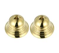 HIAKDOFT 2Pcs Retro Copper Bells DIY Craft Ornaments for Wind Chimes Home Decorations Pet Bells with Smooth Edges for Festival Ambiance and Jewelry Making
