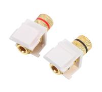 HIAKDOFT 2pcs Speaker Binding Post Banana Connector with Spiral Audio Head Screw Type Design for Secure Speaker Wire Connection Signal Optimization for Professional Music Playback