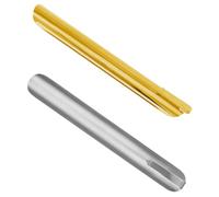 HIAKDOFT 2Pcs Stainless Steel Crumb Sweepers with Comfortable Grip for Restaurant Table Cleaning Portable Food Counter for Servers and Bartenders Lightweight Kitchen Tool