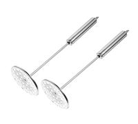 HIAKDOFT 2pcs Stainless Steel Potato Mashers Manual Food Ricer Kitchen Tool for Smooth Mashed Vegetables and Food Handheld Pressers for Restaurant Use