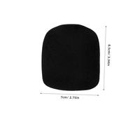 HIAKDOFT 2pcs Thickened Washable Microphone Cover Sponge Windshield Large Protection for Handheld Mic Indoor Outdoor Use Noise Reduction