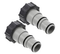HIAKDOFT 2pcs Threaded Hose Adapter Replacement for Pool Pumps GPH Filters Connectors with Fit for Easy Water Tube Connection
