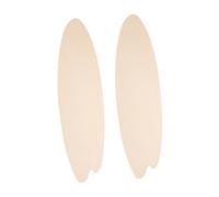 HIAKDOFT 2pcs Unfinished Wooden Surfboard Wall Plaques DIY Craft Kit with Smooth Edges Safe for Hands Art Projects Beach and Summer Home Decoration