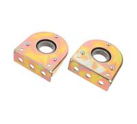 HIAKDOFT 2pcs Weather-resistant Bearing Housing for Pulley System Iron Construction Ventilation Parts for Greenhouse Fan Sliding Roller Bearing Support for Agricultural Ventilation Systems