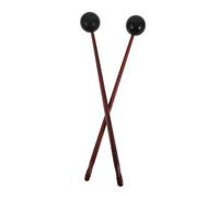 HIAKDOFT 2pcs Wooden Tongue Drumstick Xylophone Mallets Soft Rubber Head Percussion Sticks for Glockenspiel Bell Boys and Girls Music Practice
