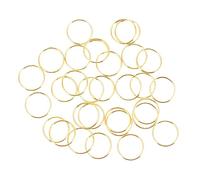HIAKDOFT 300pcs Gold Stainless Steel Crystal Drop Connecting Rings for Chandelier Lighting Accessories High Strength Heat Resistant Replacement Rings for DIY Crystal Pendant Lamps