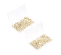 HIAKDOFT 300pcs Mini Heart-Shaped Metal Paper Clips Cute Memo Clips for Office Journals Scrapbooking Decorative Bookmarks for Document Organizing and DIY Projects