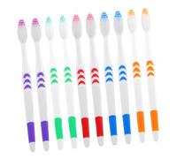 HIAKDOFT 30pcs Travel Essential Soft Bristle Toothbrush Disposable Toothbrushes Oral Cleaning Tool for Travel Work School
