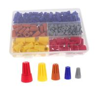 HIAKDOFT 330pcs Colorful Electrical Wire Connectors Screw Type Caps with Spiral Design for Quick Connection Portable Wire Caps for Home and Industrial Use Stable in Harsh Environments Easy