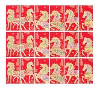 HIAKDOFT 36pcs Chinese Money Pocket Chinese Hong Bao New Year Money Envelopes Chinese Lucky Envelopes New Year Envelop for Red