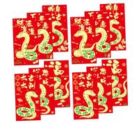 HIAKDOFT 36pcs Red Pocket New Year Red Packets Envelopes 2025 Wedding Envelopes Lucky Money Chinese New Year Dragon Chinese Dragon