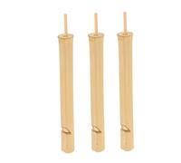 HIAKDOFT 3pcs Bamboo Bird Whistle Musical Instrument for Vocal Training Sounds Flute Playthings for Boys