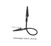 HIAKDOFT 3pcs Flexible Helping Hands Clamp for Single-Handed Use Multifunctional Wire Holder with Double-Sided Clips Secure Soldering Tool for Memo Notes Photo Display and Price Tag Clamps