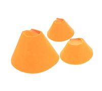 HIAKDOFT 3pcs Small Orange Soft Donut Collar Guinea Pig Hamster Squirrel Recovery Elizabethan Cone Collar Anti-bite Anti-lick Protection for Small Pets Postoperative