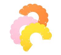 HIAKDOFT 3Pcs Sunflower Design Cat Collars Soft EVA Anti-bite Kitten Neck Circles Comfortable Pet Post-surgery Protective Cones for Healing