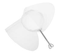 HIAKDOFT 3pcs Tea Filter Bag with Stainless Steel Handle Frame Reusable Cotton Mesh Strainer for Milk Tea for Home and Cafe Use Small Steel Ring Small Bags