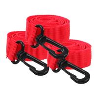 HIAKDOFT 3pcs Walking Rope with Handles Safety Leash for Bright Red Anti-wear Outdoor Assistant for Independence and Protection in Parks Schools and Public Places