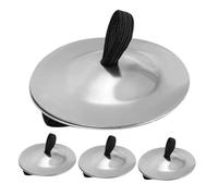 HIAKDOFT 4 Pair Mini Brass Finger Cymbals for Belly Dancing Percussion Instrument Portable Music Accessory for Dance Practice Party Entertainment
