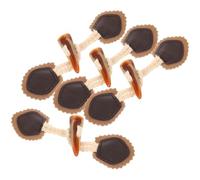 HIAKDOFT 4 Pairs Horn Toggle Buttons Coat Replacement Fasteners Wooden Cardigan Closure Buttons for Women’S Overcoat and Sweaters