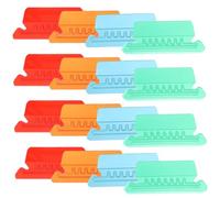 HIAKDOFT 40Pcs Colored File Folder Tabs with Inserts for Hanging Folders Classification Labels for Office and Home Organization Red Orange Green Blue Index Dividers for Filing Systems