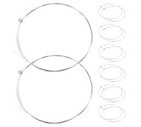 HIAKDOFT 40Pcs E-1St Steel Strings for Acoustic Guitar Replacement Single String Set for Folk and Electric Guitars Metal Accessory for Stage and Studio Performance