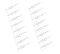 HIAKDOFT 40pcs Mini Plastic Pocket Caliper Dual Scale Measuring Tool Portable Sliding Gauge for Student Math Engineering Projects and Office Fabrication Supplies