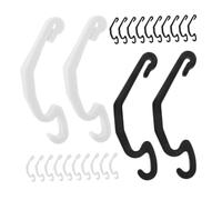 HIAKDOFT 40PCS Plastic Cage Latch Clips for Small Pet Cages Sturdy Edge Locks for Rabbit Hamster Chicken Enclosures Fasteners for Secure DIY Assembly