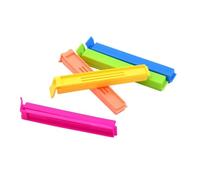 HIAKDOFT 48pcs Colorful Plastic Food Sealing Clips Fast Seal Clamp for Snack Bags Freezer Safe Kitchen Fresh Keeping Random Color