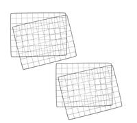 HIAKDOFT 4pcs Diy Dog Fence Panels Metal Wire Mesh 35x45cm Thickened Pet Cage Divider for Indoor Outdoor Wire Crate Barrier Suitable for Puppy and Dog Enclosure