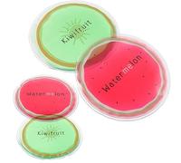HIAKDOFT 4pcs Fruit Cold Compress Ice Pack Cooling Gel Fruits Ice Bags for Therapy Portable Household Use
