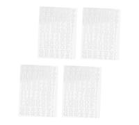 HIAKDOFT 4pcs Heat Transfer Vinyl Letters and Symbols for DIY Clothing Fabric Appliques Iron Alphabet Stickers with Sturdy Adhesion Compatible with T Shirts Hats Backpacks and Various