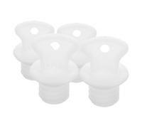 HIAKDOFT 4pcs Hot Water Bottle Plugs Plastic Sealing Stoppers Leakproof Caps Replacement for Warm Water Bags with Elegant Minimalist Design
