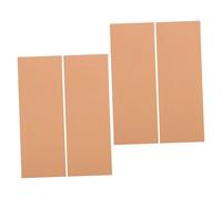 HIAKDOFT 4pcs Khaki Shoe Sole Protectors for Women High Heels Self-Adhesive Anti-Slip Forefoot Pads Cushion Insoles Quiet Step Wear-Resistant Bottom Covers