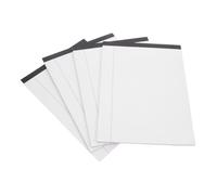 HIAKDOFT 4pcs Narrow Ruled Legal Pads White Writing Note Pads Refills for School Office Thick Paper Prevents Ink Bleed