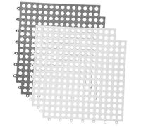 HIAKDOFT 4pcs Pet Foot Pads Wear-resistant Floor Pads for Rabbit Bunny Hamster Guinea Pig Cage Mats Pet Cage Floor Mats