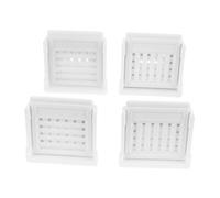 HIAKDOFT 4pcs Plastic Beehive Entrance Reducer with Optimized Ventilation Durable Escape Hive Door for Beekeepers Versatile Beekeeping Supplies for Various Hive Types and Outdoor Use
