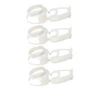 HIAKDOFT 4pcs Plastic Pigeon Fixed Holder Thickened Carrier Support for Medicine Feeding and Eye Observation Stable and Gentle Pigeon Feeding Bracket for Racing and Game Birds