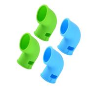 HIAKDOFT 4pcs Silicone Steam Release Diverter for Power Pressure Cooker Kitchen Accessory with Green Blue Valves Easy to Clean Compact Cooker Steam Diverter