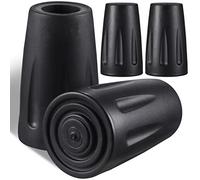 HIAKDOFT 4pcs Slip Trekking Pole Tips Durable Walking Sticks Protector for Hiking Compatible with Walking Poles for Various Hard Surfaces Compact and Lightweight Design