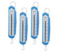HIAKDOFT 4pcs Spring Scale for Physics Teaching with Clear Markings Accurate Force Measurement Tools Plastic and Iron Construction Ranges for Classroom Experiments