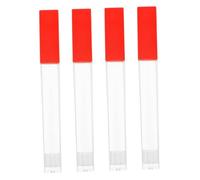 HIAKDOFT 4pcs Thermometer Protective Tube Hard Plastic Case Storage Container Portable Carrying Box for Thermometers Adults Nursery Use