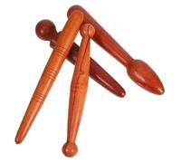 HIAKDOFT 4pcs Wooden Acupoint Massage Stick Set Natural Meridian Foot Massager Rods for Precise Trigger Point Therapy Traditional Chinese Medicine Relaxation Tool